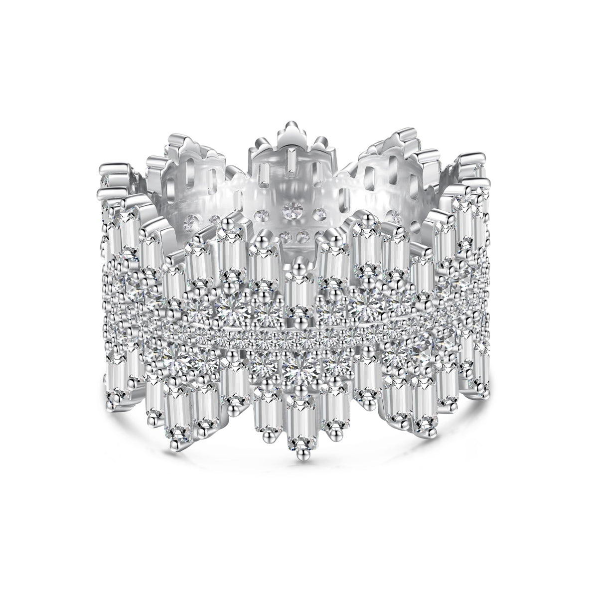 [ElanLuxe Jewelry]Luxurious Colorful Radiant Cut Daily Ring