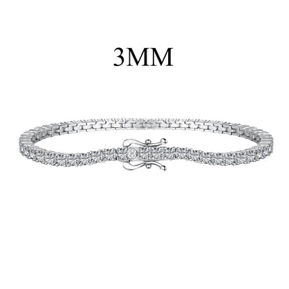 [ElanLuxe Jewelry]Dainty Charming Round Cut Tennis Bracelet
