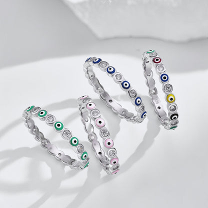 [ElanLuxe Jewelry]Sparkling Vibrant Round Shape Daily Ring