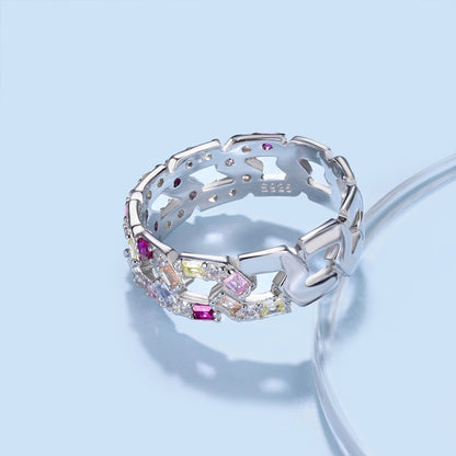 [ElanLuxe Jewelry]Sparkling Vibrant Emerald Cut Daily Ring