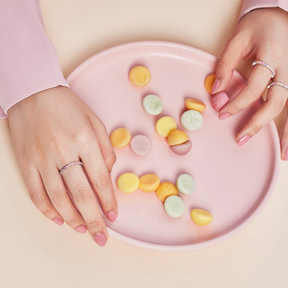 [ElanLuxe Jewelry]Exquisite Colorful Round Cut Party Ring