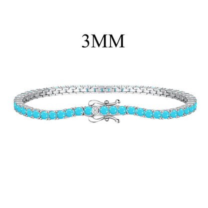 [ElanLuxe Jewelry]Dainty Charming Round Cut Tennis Bracelet