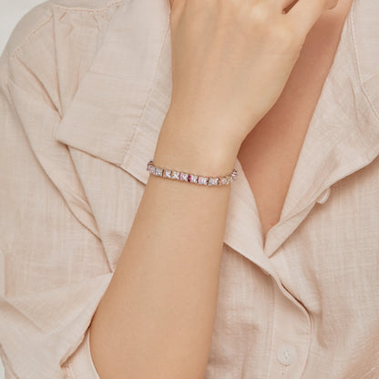 [ElanLuxe Jewelry]Unique Colorful Flower Shape Daily Bracelet