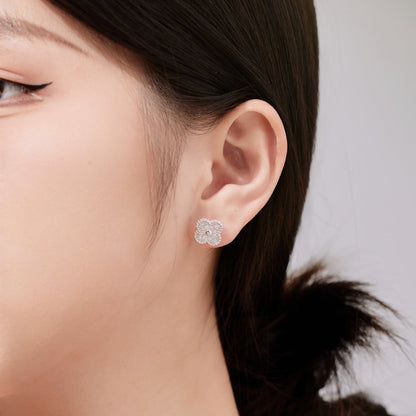 [ElanLuxe Jewelry]Four Leaf Clover Fashion Earrings