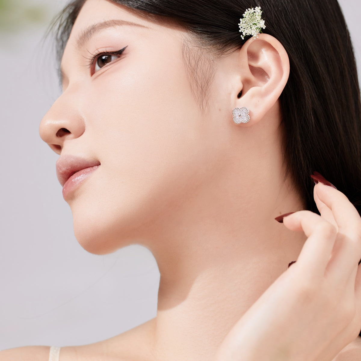 [ElanLuxe Jewelry]Four Leaf Clover Fashion Earrings