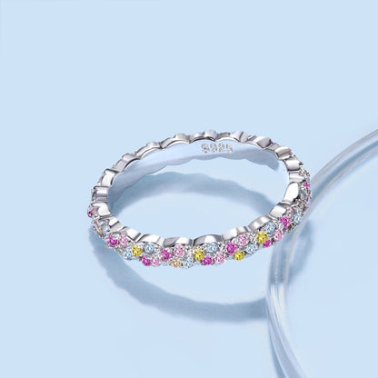 [ElanLuxe Jewelry]Dainty Ebullient Round Cut Daily Ring