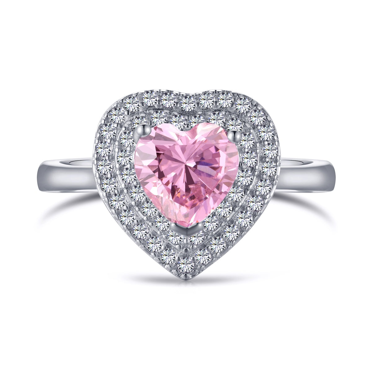 [ElanLuxe Jewelry]Delicate Ebullient Heart Shape Wedding Ring