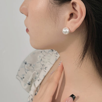 [ElanLuxe Jewelry]Delicate Pearl Earrings