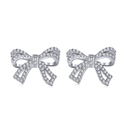 [ElanLuxe Jewelry]Dainty Bow Shape Earrings