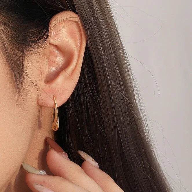 [ElanLuxe]Tina Gold Earrings