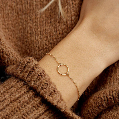 [ElanLuxe]Dalia Gold Hoop Bracelet