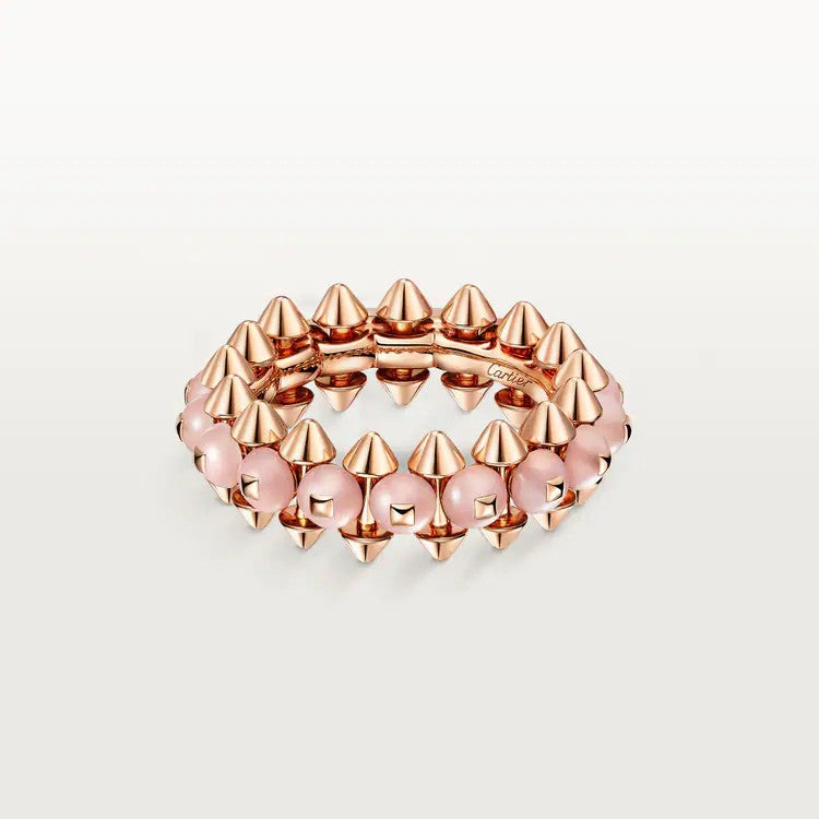 [ElanLuxe Jewelry]CLASH 7.9MM AGATE CHALCEDONY RING