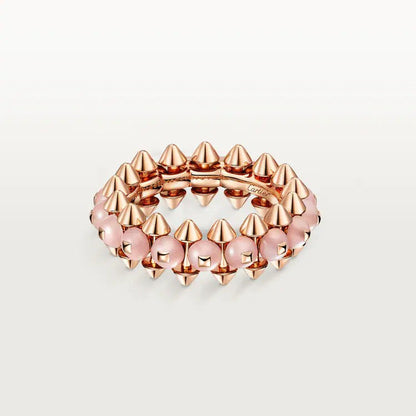 [ElanLuxe Jewelry]CLASH 7.9MM AGATE CHALCEDONY RING