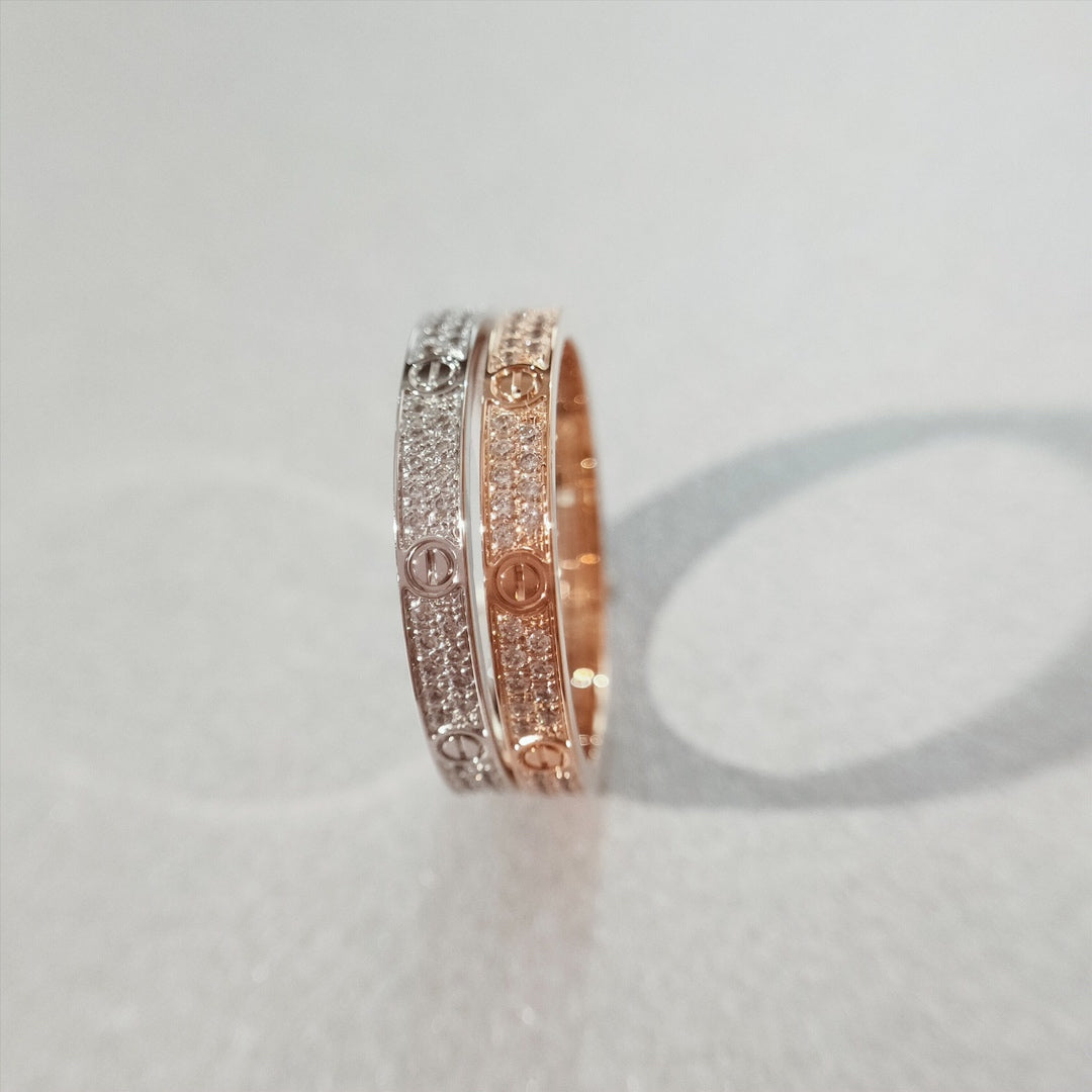 [ElanLuxe Jewelry]LOVE RING 2.65MM DIAMOND