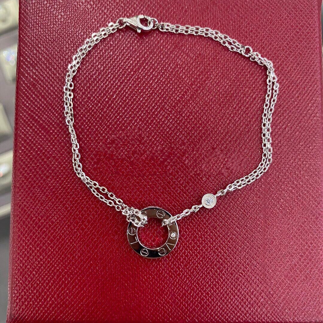 [ElanLuxe Jewelry]LOVE BRACELET 2 DIAMOND