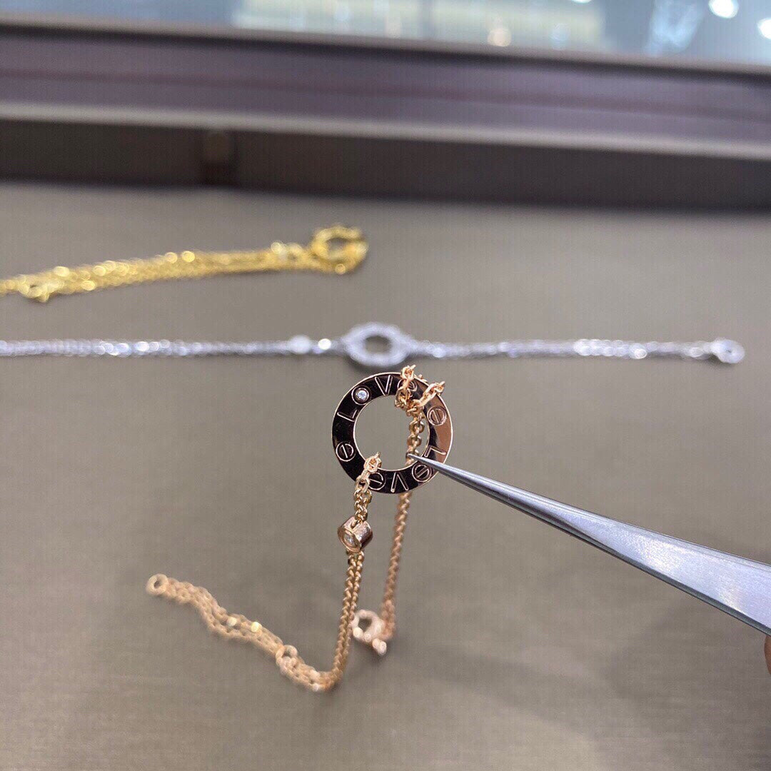 [ElanLuxe Jewelry]LOVE BRACELET 2 DIAMOND