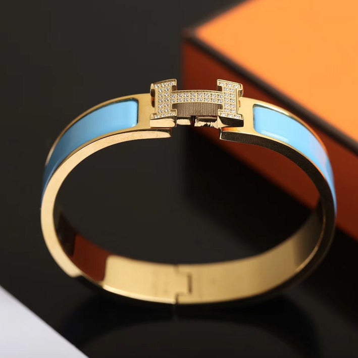 [ElanLuxe Jewelry]H CLOUD BLUE BRACELET GOLD DIAMOND