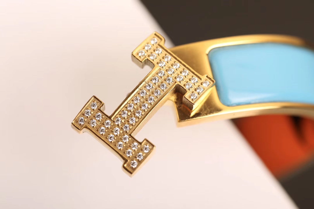 [ElanLuxe Jewelry]H CLOUD BLUE BRACELET GOLD DIAMOND