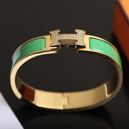 [ElanLuxe Jewelry]H BRACELET GOLD DIAMOND