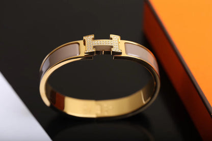 [ElanLuxe Jewelry]H BRACELET GOLD DIAMOND