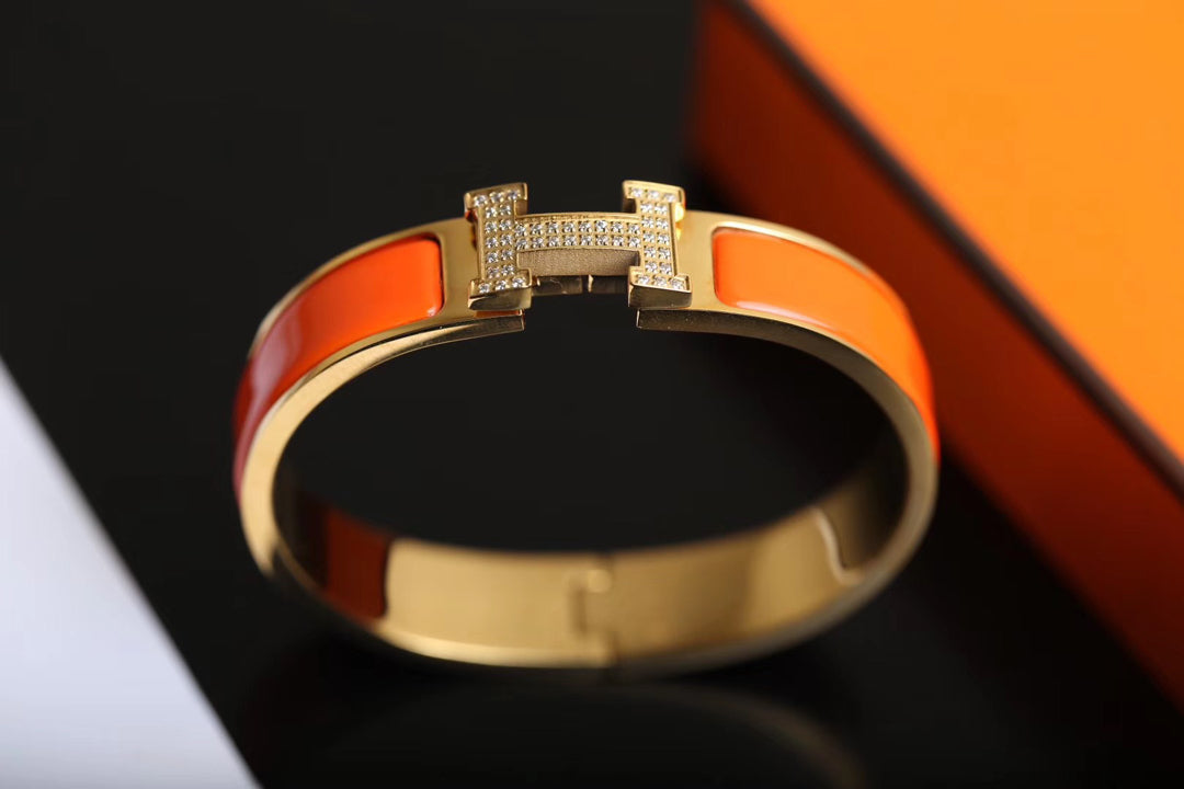 [ElanLuxe Jewelry]H BRACELET GOLD DIAMOND
