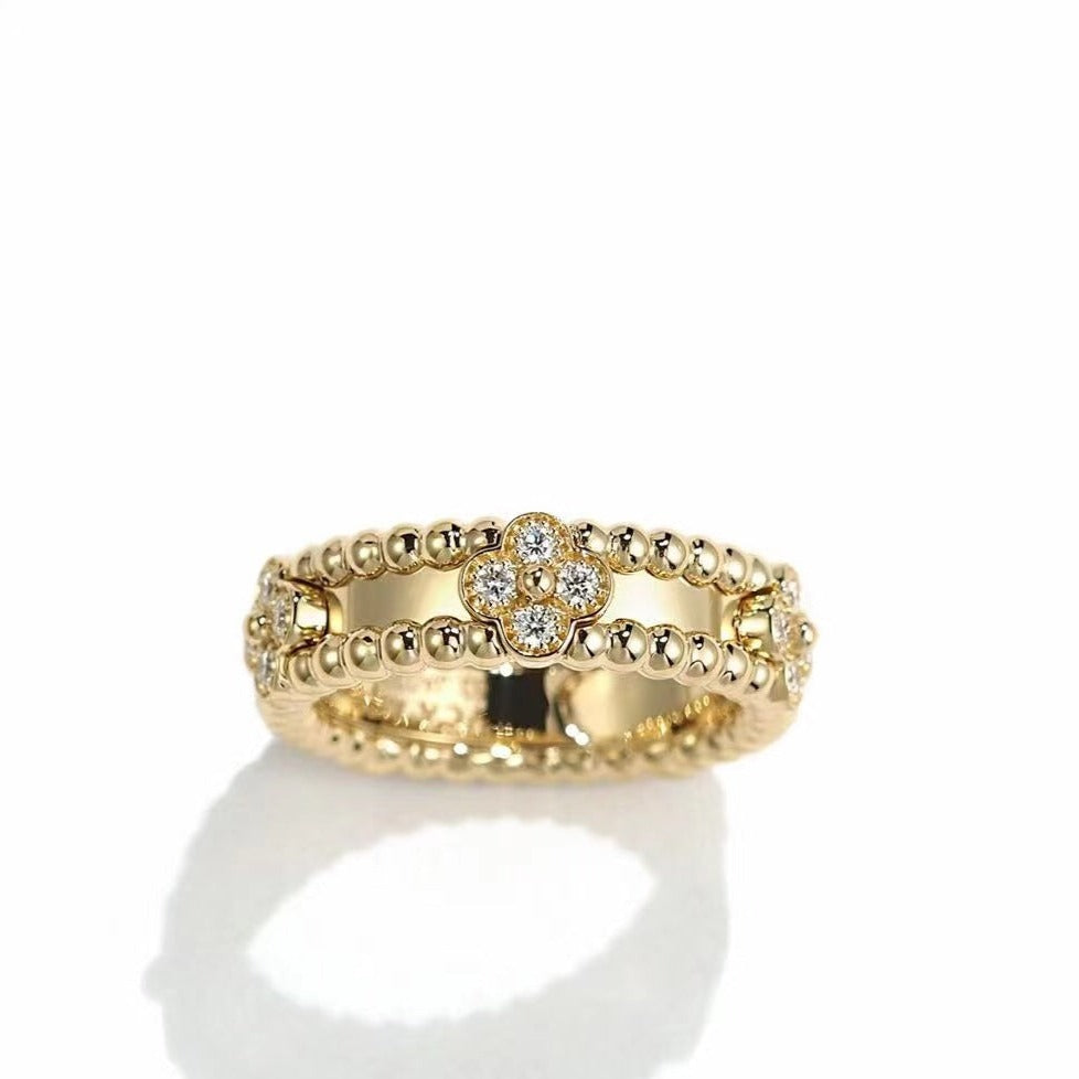 [ElanLuxe Jewelry]PERLEE GOLD DIAMOND RING
