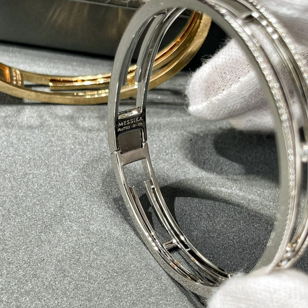 [ElanLuxe Jewelry]MOVE 10TH PAVED DIAMOND BRACELET