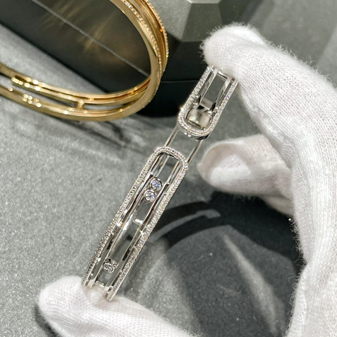 [ElanLuxe Jewelry]MOVE 10TH PAVED DIAMOND BRACELET