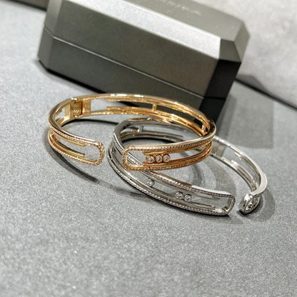 [ElanLuxe Jewelry]MOVE 10TH PAVED DIAMOND BRACELET