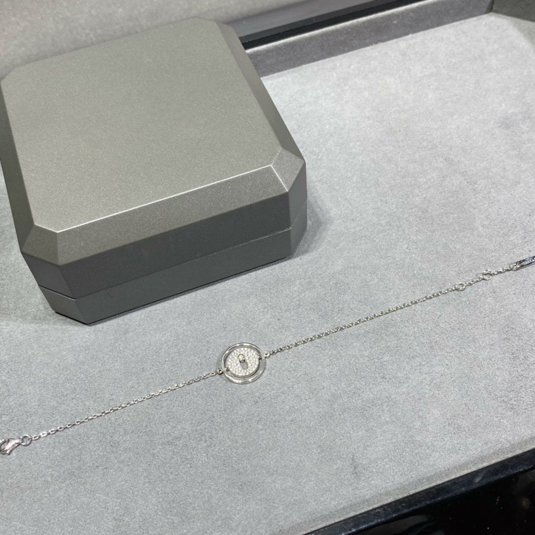 [ElanLuxe Jewelry]LUCKY MOVE DIAMOND PAVED BRACELET
