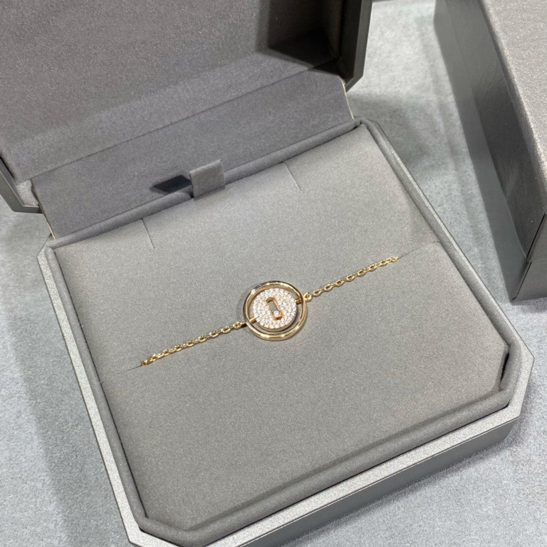 [ElanLuxe Jewelry]LUCKY MOVE DIAMOND PAVED BRACELET