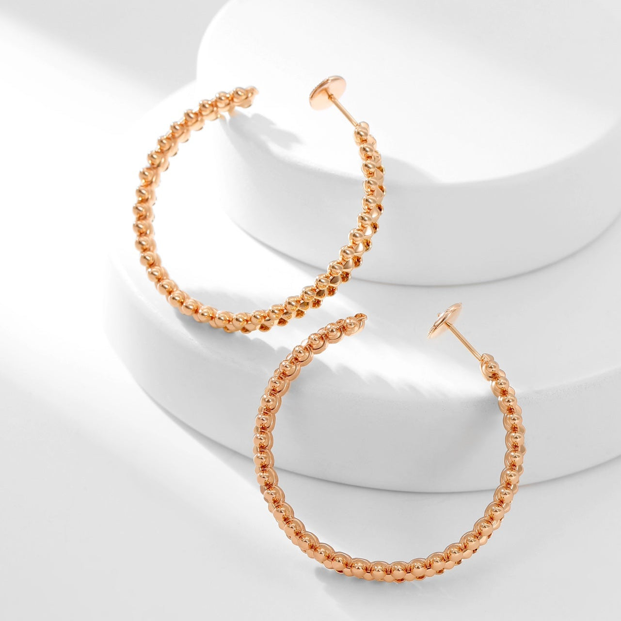 [ElanLuxe Jewelry]CLASH HOOP LARGE EARRINGS