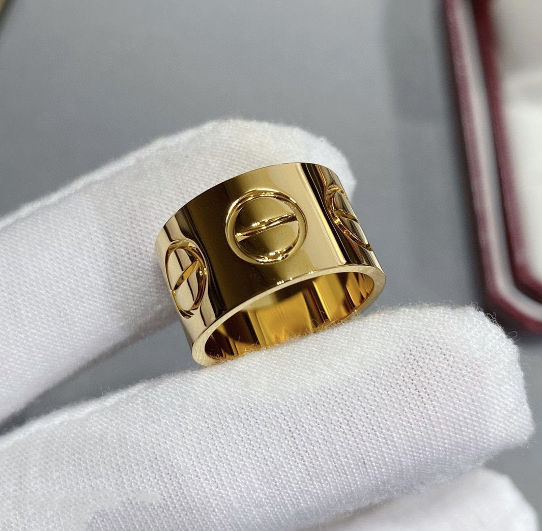 [ElanLuxe Jewelry]LOVE 11MM LARGE RING
