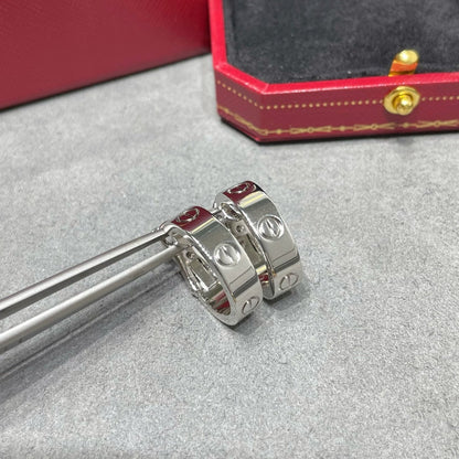 [ElanLuxe Jewelry]LOVE 5.5MM EARRINGS