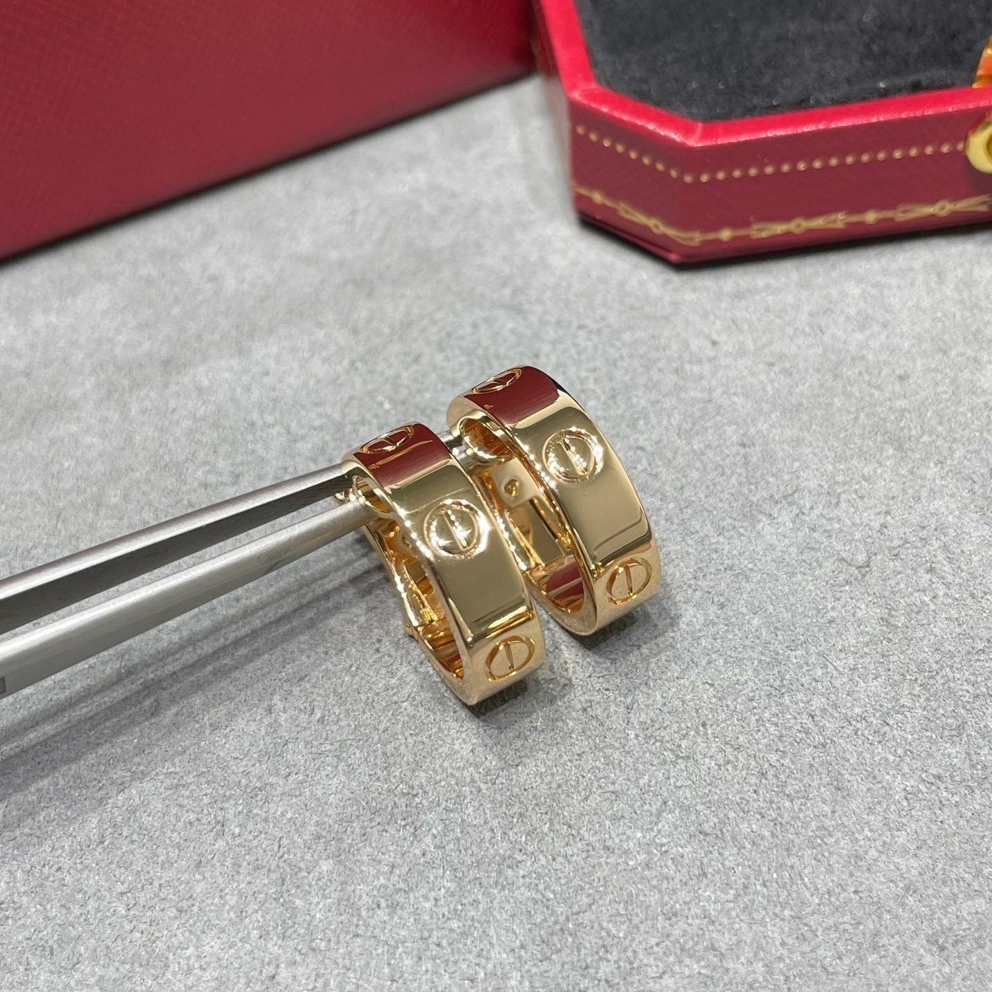 [ElanLuxe Jewelry]LOVE 5.5MM EARRINGS