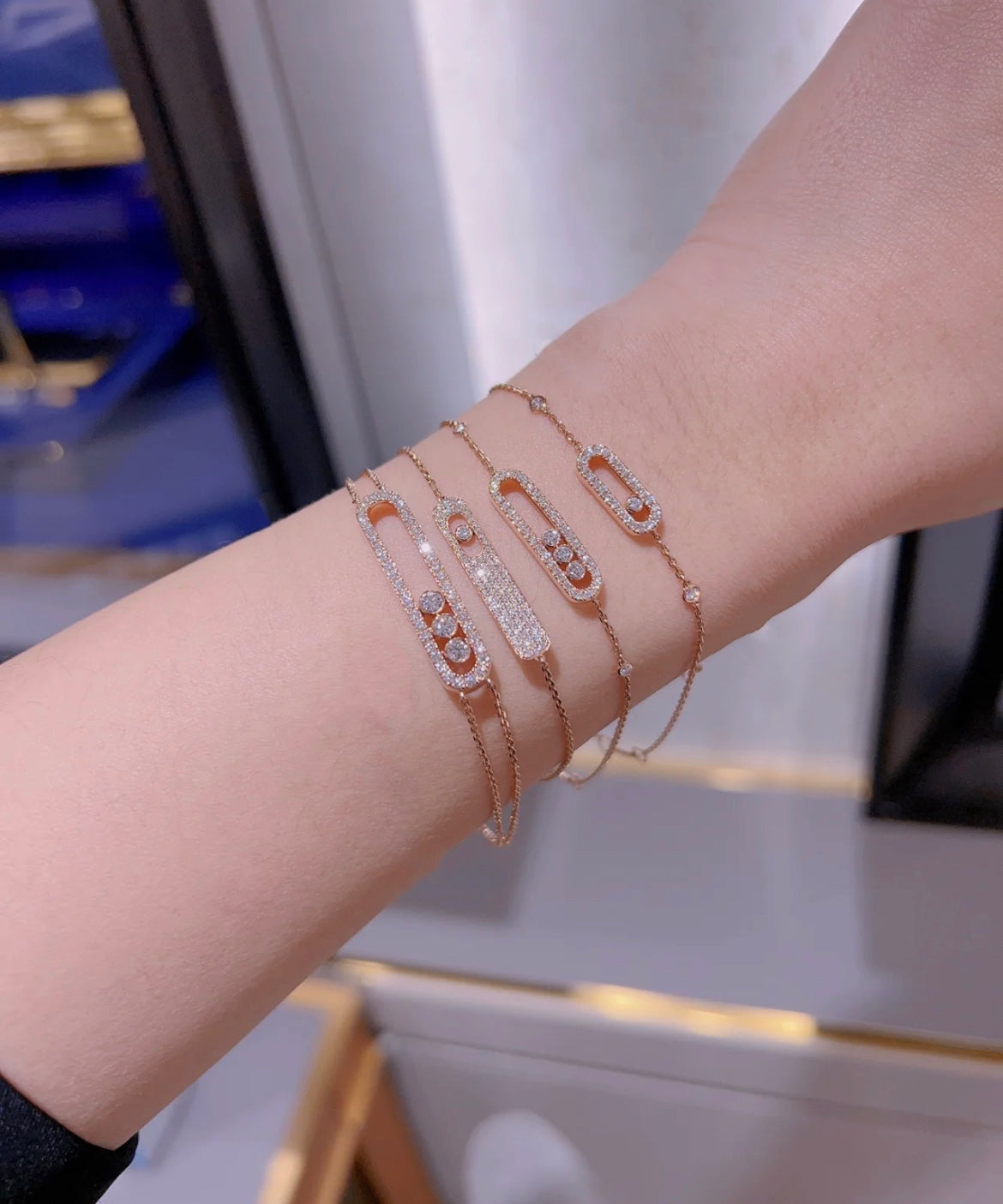 [ElanLuxe Jewelry]MOVE CLASSIQUE DIAMOND PAVED BRACELET