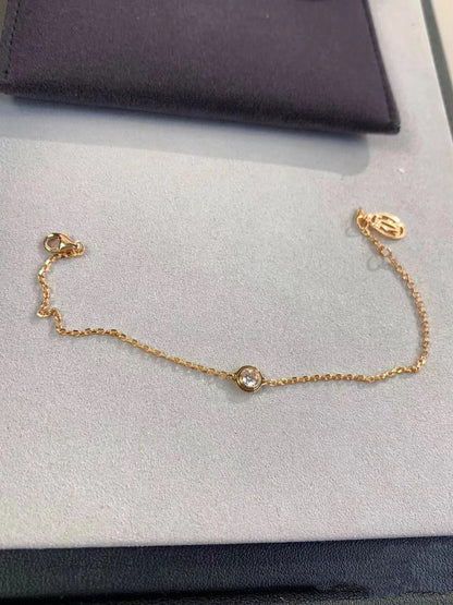 [ElanLuxe Jewelry]DAMOUR DIAMOND LINK BRACELET