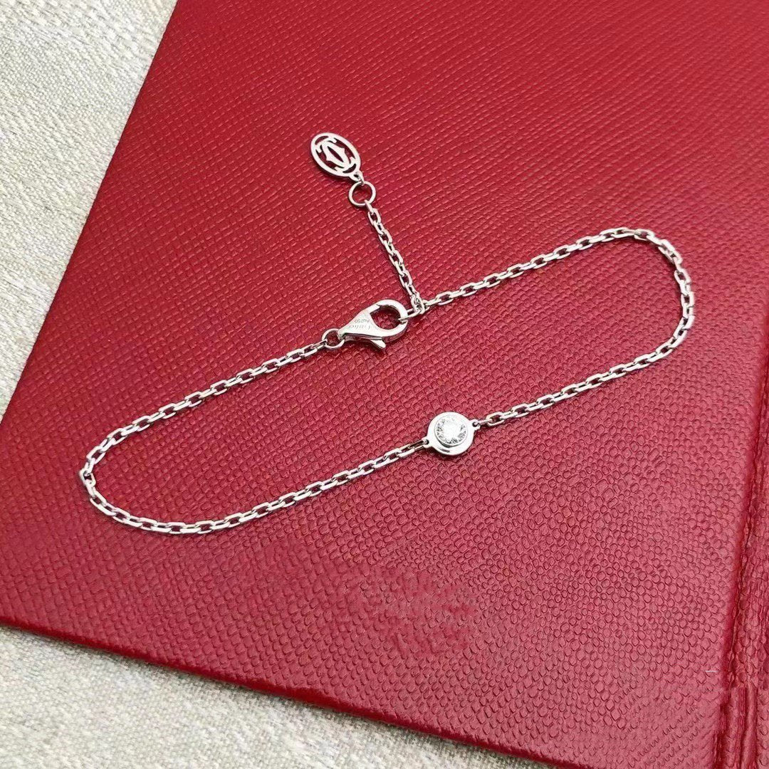 [ElanLuxe Jewelry]DAMOUR DIAMOND LINK BRACELET