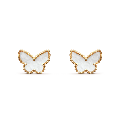 [ElanLuxe Jewelry]SWEET BUTTERFLY MOP EARSTUDS
