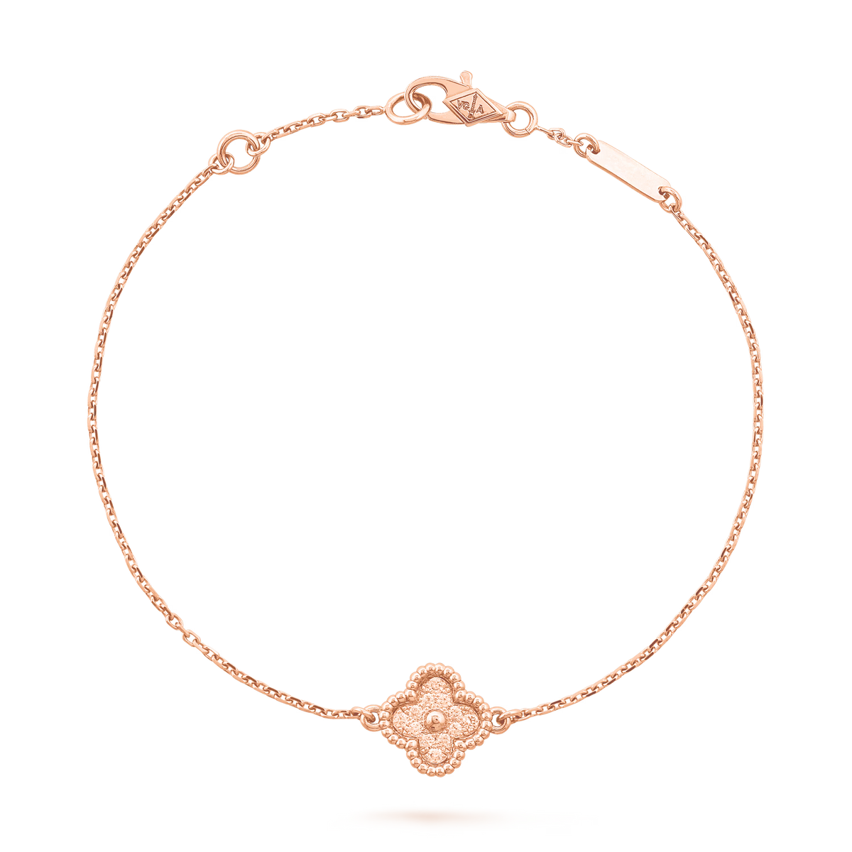 [ElanLuxe Jewelry]CLOVER SINGLE FLOWER BRACELET
