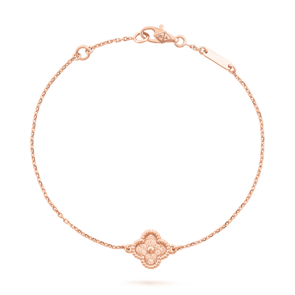 [ElanLuxe Jewelry]CLOVER SINGLE FLOWER BRACELET