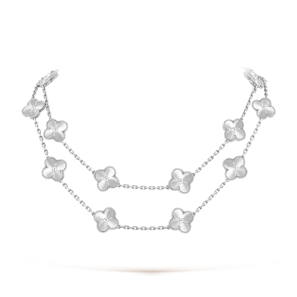 [ElanLuxe Jewelry]CLOVER 20 MOTIFS  LASER SILVER