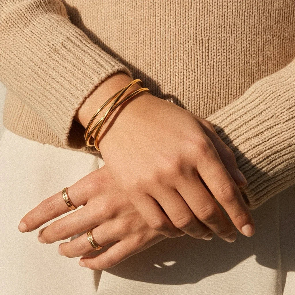 [ElanLuxe]Dolly Gold Bracelet
