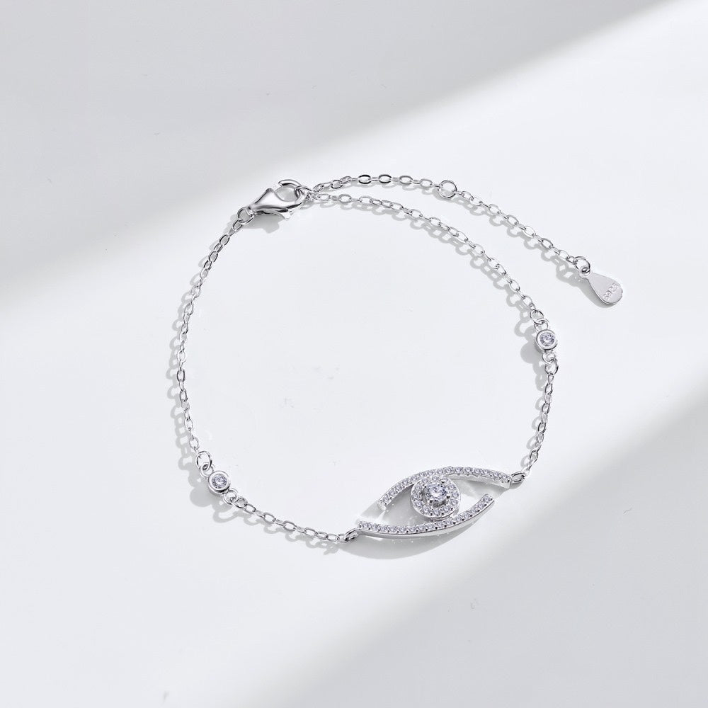 [ElanLuxe Jewelry]Lucky Eye Pave-Set Diamond Bracelet