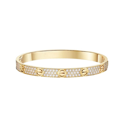 [ElanLuxe Jewelry] LOVE BRACELET 6.1MM DIAMOND-PAVED