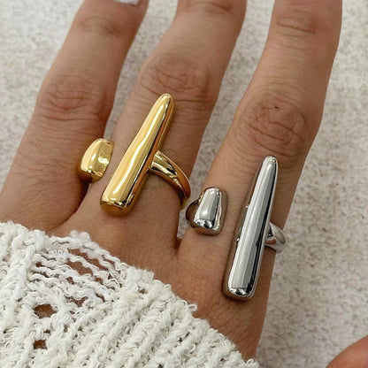 [ElanLuxe]Seraphina Contemporary Gold Ring