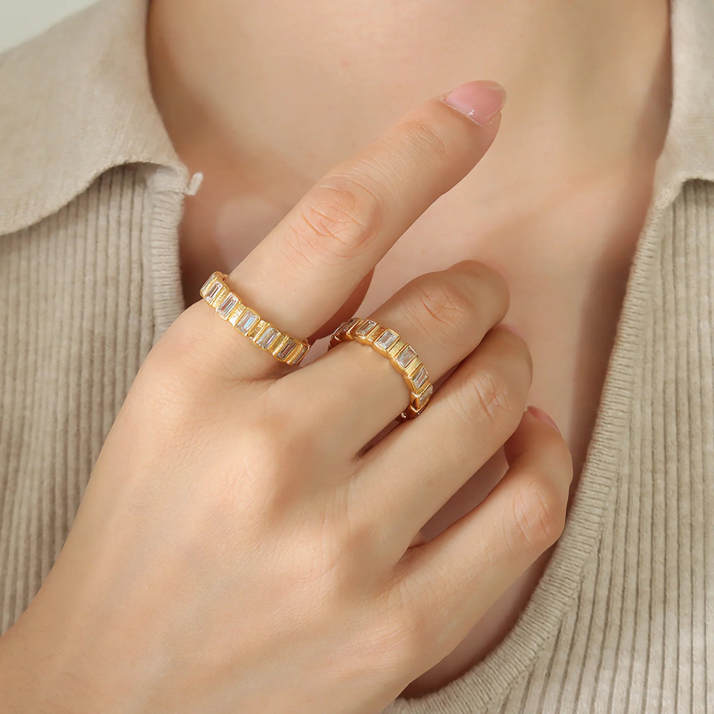 [ElanLuxe]Calla Diamond Ring