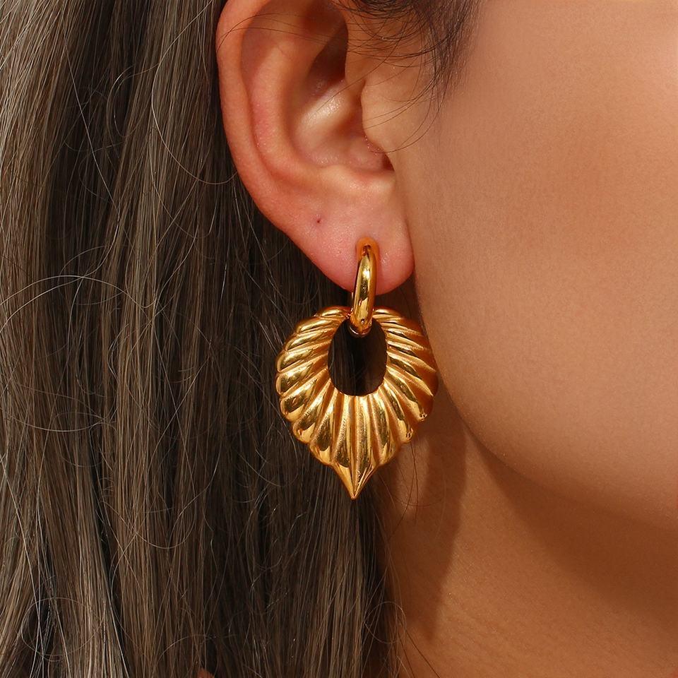 [ElanLuxe]Penelope Leaf Earrings