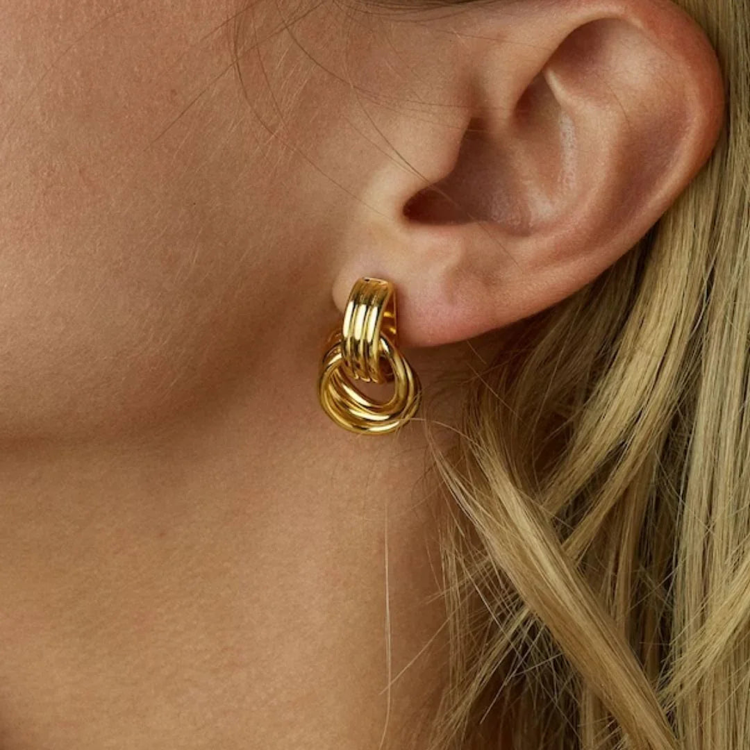 [ElanLuxe]Luna Layered Hoop Earrings