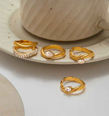 [ElanLuxe]Noemi Curated Ring Stack Collection